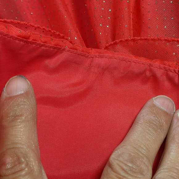 Red Strapless sparkle Prom Dress by Mike Benet Formals small Vintage! EUC! - Picture 14 of 17